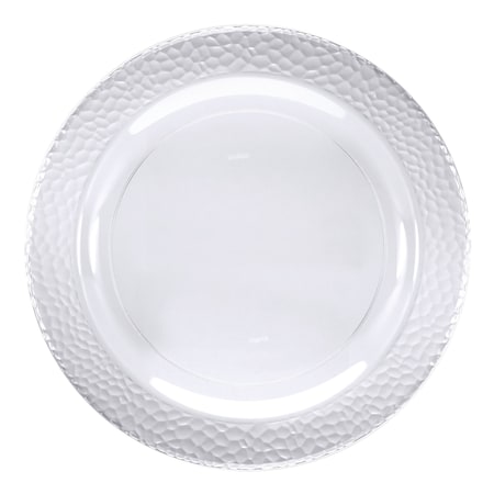 Sensations Clear Pebble Plastic Dessert Plates, 7", 120PK 347881